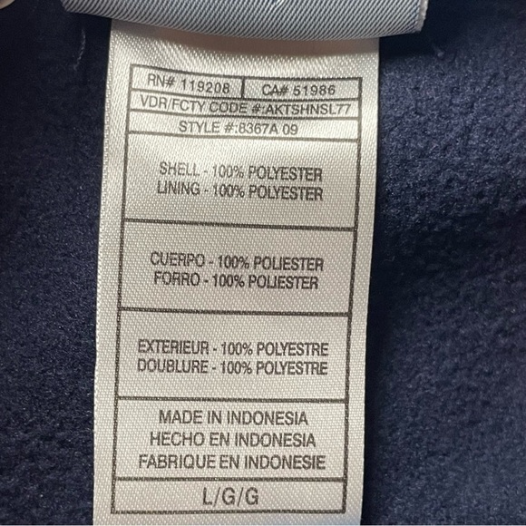 Reebok Tennessee Titans Hoodie Sweatshirt Pullover Embroidered NFL On Field LG - Picture 7 of 11